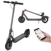 Trottinette électrique portable à 2 roues, sans balais, 350W, étanche, en alliage d'aluminium, contrôlée par application, pour adultes, pneus de 8,5 pouces, 21-30 km/h, 150 kg
