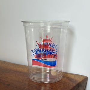 Tùy chỉnh vật nuôi rõ ràng nhựa lạnh ly sữa chua trái cây Acai salad Bát món tráng miệng ly với phẳng/mái vòm có nắp đậy 4-32oz Công suất - Product Image 6