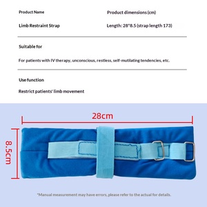 Banda de Sujeción Médica de Esponja de Alta Calidad, No Daña las Manos, Previene Daños Físicos en los Dedos, Cinturón de Fijación para Pacientes - Product Image 6