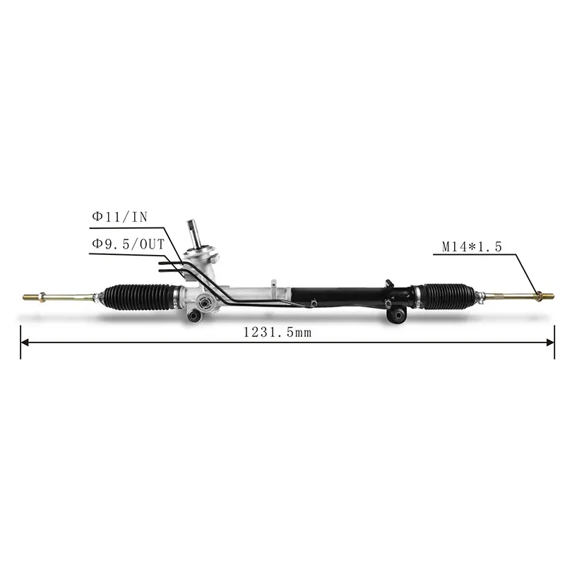 LHD 1723864 2S6C-3200-KN 4472938 7115506010 For Ford FIESTA VI 2012-2015 Power Steering Rack