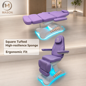 Lettino Elettrico Regolabile per Estetica e Tatuaggi con Motori CE, Poltrona Reclinabile per Salone di Bellezza, Tavolo da Massaggio, Lettino per Terapia Facciale, per Hotel - Product Image 5