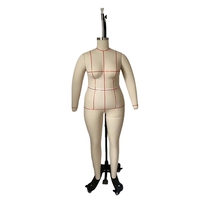 Offre Spéciale boutique corps complet curvy femme utilisée robe forme couture couture réglable Mannequin corps féminin buste torse