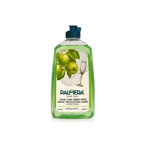 Green Apple Grease-Cutting Dishwashing Liquid with Hand-Care Formula for Plates Pots and Kitchenware 1 L Palmera Home Care - Product Image 3
