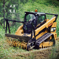 Ad alto Flusso di Buona Qualità Land Compensazione Commerciale Macchina di Taglio Foresta di Pacciamatura Testa per skid steers
