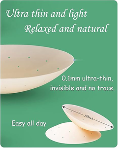 Vente chaude sucette couverture 8cm Ultra mince Sexy poitrine tarte 2024 nouveau respirant solide Silicone manches - Product Image 5