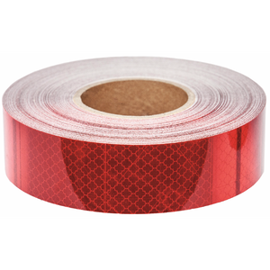 Fluorescente Giallo Rosso Argento Visibilità Nastro Riflettente per il Traffico Segni - Product Image 1