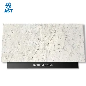AST OEM/ODM Marmo lucido con Marmo naturale di alta qualità in pietra Statuario Venato lastre per interni