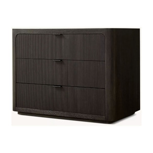 Table de chevet CAMBRIA RHMAKER FURNITURE, table de chevet moderne de luxe, table de chevet fermée avec tiroir pour chambre à coucher - Product Image 4