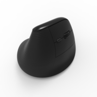 Ratón Inalámbrico Ergonómico Vertical Acer OMR217, Modo Dual, Pantalla Digital de Energía, DPI Ajustable y Recargable para Portátiles Windows