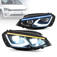Faro LED VLAND para VW Golf 7 2014-2019 Nuevo conjunto de lámpara delantera modificada con temperatura de color de 6000K
