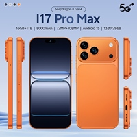 2025 Kedatangan Baru Original I17 Pro 5G Casing Smartphone Tahan Air 16+1TB Android 15 Kamera Belakang 108MP Ponsel Deca Core