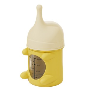 Botella alimentadora para animales pequeños, 80ml, silicona de calidad alimentaria, reutilizable para gatitos, cachorros, recién nacidos - Product Image 1