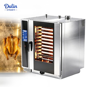 Horno de Convección Eléctrico Comercial, Horno Combinado de 10 Bandejas con Sonda para Carne, Acero Inoxidable 304, para Panadería y <span class=keywords><strong>Restaurante</strong></span>, Gran Venta - Product Image 1
