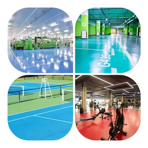 Environmental Protection Net Smell Mirror Epoxy Floor Paint Indoor And Outdoor Factory Garage Self-leveling Cement Floor Paint