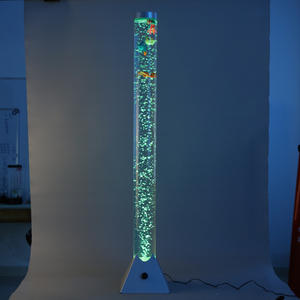 Lampe de colonne d'eau <span class=keywords><strong>LED</strong></span> RVB silencieuse Lampe de poisson d'océan Lampe de poisson à bulles <span class=keywords><strong>Tube</strong></span> de lumière de bulle de poisson sensoriel d'<span class=keywords><strong>aquarium</strong></span> - Product Image 3