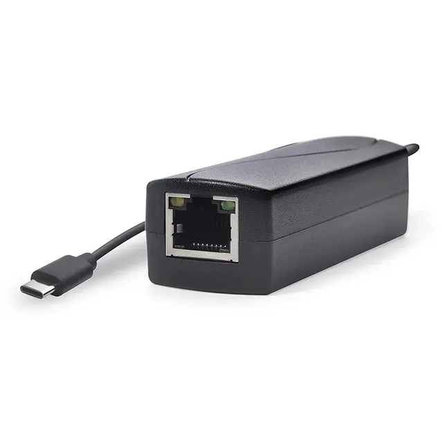 SDaPo P2C5V POE Power Supply Pon Ethernet Adapter Type-C IEEE802.3af 10/100Mbps Poe Usb c Converter for Communication Networking