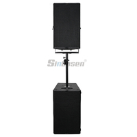 Sistem PA TN-24/BN-30 pengeras suara sistem pengeras suara SPL tinggi sistem suara Audio ganda 15 inci pa sistem pengeras suara