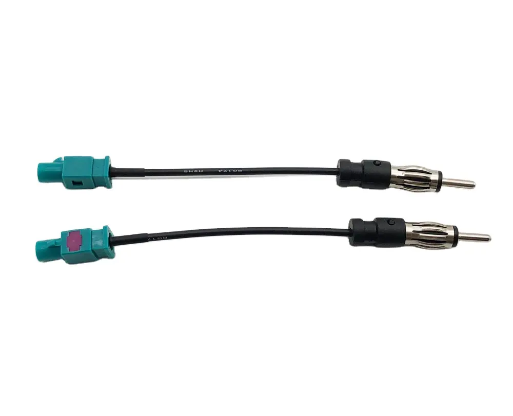 Đài Phát Thanh Tự Động Bộ Chuyển Đổi Ăng Ten Cáp FAKRA DIN ISO Xe Antenna Trên Không Adaptor Cáp Cho Cho BMW 3 Series E46 E90