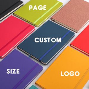 Notebook Customizable <b>A5</b> <b>Diary</b> Notebook Leather Cover Journal Pu Note Book Journals <b>A5</b> <b>Diary</b> Planner Custom Logo Gift - Product Image 1