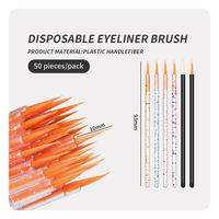 Nouveaux stylos jetables pour le traçage des ongles, outils de brosse à ongles, 50 unités par sachet, outils de brosse à ongles portables