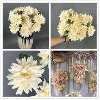 3 Tangkai Bunga Epiphyllum Sutra Buatan Gaya Kuno Dekorasi Latar Belakang Fotografi Pernikahan Luar Ruangan 50 Pcs Tinggi
