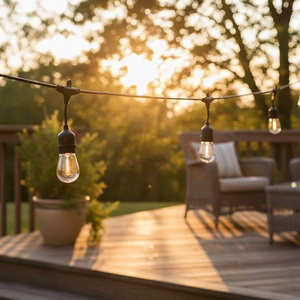 IP65 Flexible Warm White LED <b>String</b> Light Plastic Mini Bulbs Indoor Outdoor Home Party Decoration - Product Image 6