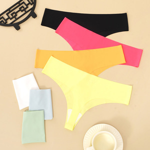 <span class=keywords><strong>Ropa</strong></span> <span class=keywords><strong>interior</strong></span> de talla grande sin costuras transfronteriza, pantalones en T transpirables deportivos sexis de una pieza para <span class=keywords><strong>mujer</strong></span>, <span class=keywords><strong>ropa</strong></span> <span class=keywords><strong>interior</strong></span> de cintura baja - Product Image 4