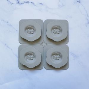 Ciondolo fiore stampo in Silicone rosa candela Aroma cera di soia gesso sapone auto regali appesi cottura torta Decor abbigliamento fragranza - Product Image 5