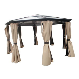 Toldo de Jardín para Patio, Gazebo Hexagonal Impermeable con Mosquitera - Product Image 3