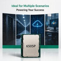 Prosesor CPU 6505P Computing Power DDR5 FCLGA4710 12C/24T 48MB untuk Pusat Data / Prosesor Enterprise