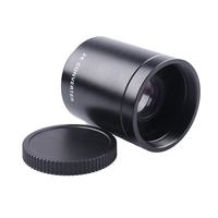 Objectif téléobjectif manuel plein format HD 420-800 mm F8.3-16 avec bague d'adaptation T2 + 3 filtres 1 + téléconvertisseur 2X pour