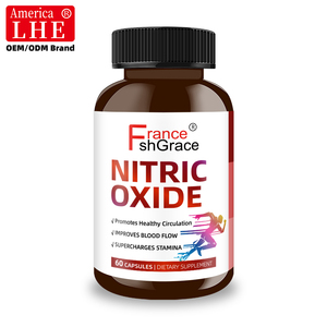 ผู้ผลิตอาหารเสริมไนตริกออกไซด์แบบขายส่ง พร้อมสารต้านอนุมูลอิสระเรสเวอราทรอลจากผลพลัม 60 แคปซูลไนตริกออกไซด์ - Product Image 1