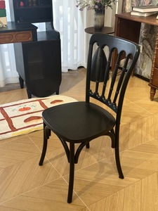 Traditional Wood Spindle <b>Back</b> <b>Chair</b> Solid Wood Frame Living Room Furniture Antique Style Home <b>Chair</b> for Hard Floor - Product Image 3