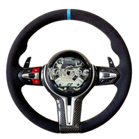 Volant en cuir Alcantara suède, volant M Performance compatible avec BMW F30 F10 F32 F10 F20 F07 F01 E46 E60 E90 M3 M4 M5