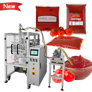 Tự động dọc lỏng cà chua dán máy đóng gói gối túi nước Sốt bánh Pizza <span class=keywords><strong>Ketchup</strong></span> máy đóng gói - Product Image 1
