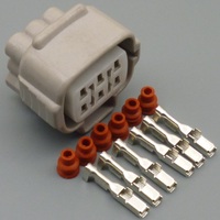 6 Pin Way Female 6189-0323 Abu-abu Tahan Air TS Akselerator Pedal Plug Auto Konektor untuk Toyota Camry