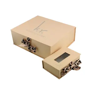 Good Quality Luxury Leopard Print <strong>Jewelry</strong> Gift Packaging <strong>Boxes</strong> Hot <strong>Sale</strong> Cosmetic Wedding Gift Paper Packaging Box With Logo - Product Image 1