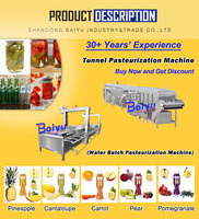 Petits grands bocaux automatiques Tunnel de boîtes Pasteurisateur Tunnel de jus de bière Machine de pasteurisation Machine de pasteurisation pour bocaux