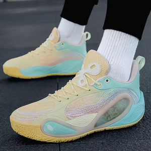 รองเท้าบาสเก็ตบอลแบบผูกเชือกสำหรับผู้ชายรุ่นใหม่ปี 2026 รองเท้าลำลองสำหรับผู้ชายและผู้หญิงทันสมัยสำหรับกิจกรรมกลางแจ้ง ระบายอากาศได้ดี นุ่มสบาย - Product Image 2