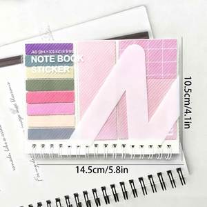 Bloc-notes autocollants multicolores de haute qualité, index multifonctionnels à feuilles mobiles pour l'étude et le bureau - Product Image 2