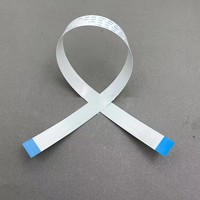 Jucaili 14P-400mm Kabel Data Kepala Panjang Tipe A untuk Epson 4720/I3200 Eco Solvent/UV Printer Printhead Kabel Data Datar 14pin