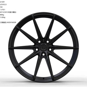 Forged Aluminum Multispoke <b>Wheel</b> Universal Fitment for Passenger Cars Support Custom Colors and Parameters - Product Image 3