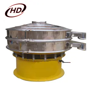 Factory Price Stainless Steel 600mm Diameter Single Layer Rotary Vibrating Screen Sieve for Hemp Seed