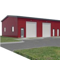 Entrepôt préfabriqué moderne en structure d'acier haute résistance avec acier Q345B pour stockage industriel et commercial