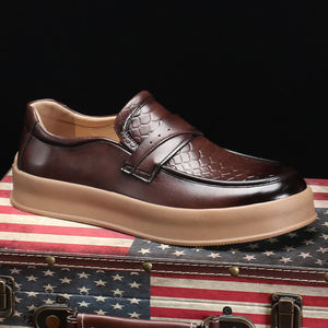 Nouvelles Chaussures Décontractées en Cuir pour Hommes 2025 – Style Rétro Tendance avec Tige en Cuir PU – Mocassins Habillés à Enfiler - Product Image 3