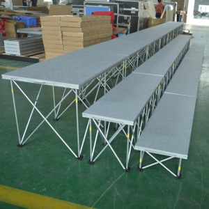 Escenario plegable de aluminio moderno portátil para eventos - Product Image 2