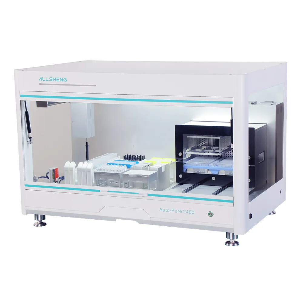 ALLSHENG Auto-Pure 2400 automated nucleic acid extraction pcr set-up workstation