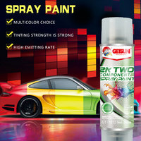 Peinture en aérosol Getsun 2K, agent de durcissement à deux composants, revêtement en polyuréthane haute dureté, retouche automobile, laque métallique