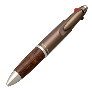 Stylo multifonction uni Pure Malt avec grip en bois, 2 en 1, 3 en 1, rétractable, bille et mine, pour le bureau et l'écriture professionnelle - Product Image 3
