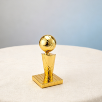 Trophée de championnat en résine électroplaquée de haute qualité, trophée de compétition sportive de basketball, design créatif, souvenir pour les fans